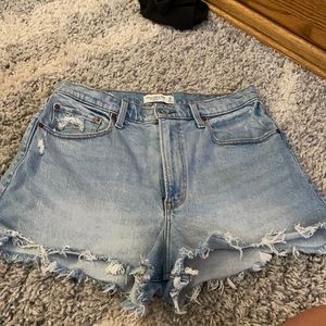 Abercrombie and Fitch Cut off Jean shorts